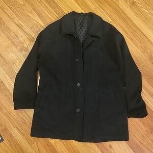 Alfani Men's Black Pea Coat